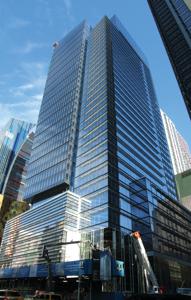 SJP Properties, developer and owner of 11 Times Square, wanted sleek, modern-looking turnstiles to complement the look of the 40-story office building.