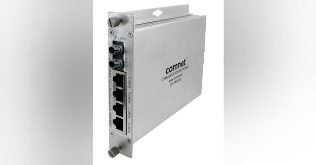 ComNet's CNFE4SMS Self-Managed Ethernet Switch | Security Info Watch