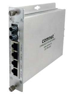 ComNet&rsquo;s CNFE4SMS Self-Managed Ethernet Switch.
