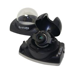 IQinVision&apos;s IQeye Alliance mini-dome camera.