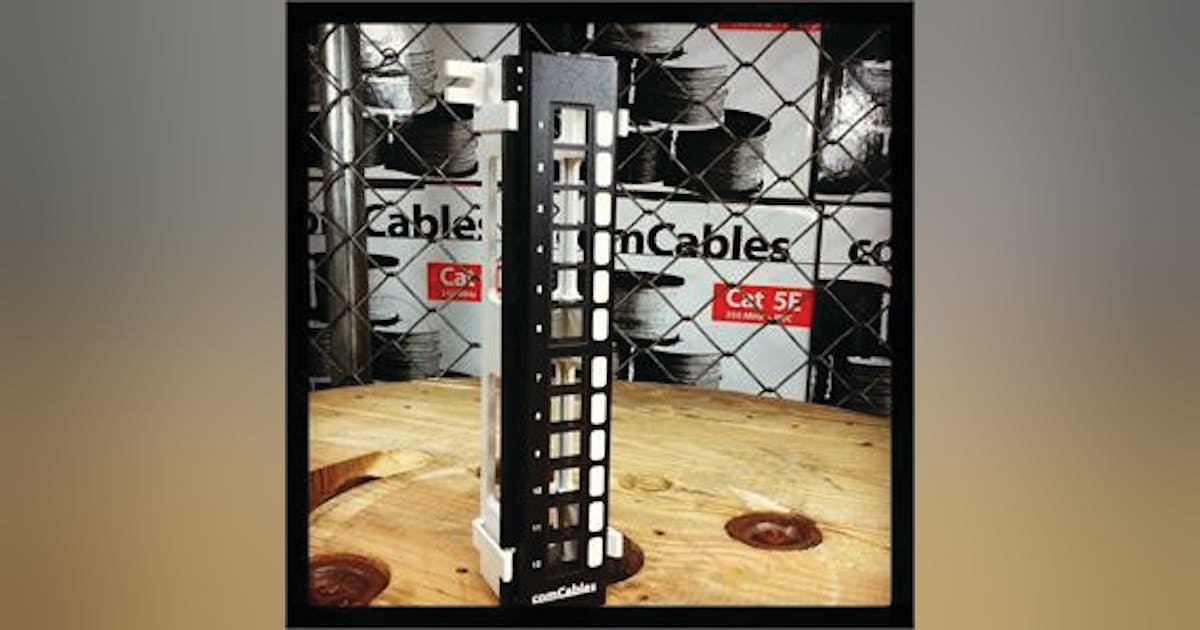 ComCables' Vertical Panel Mini 12 Port Unloaded | Security Info Watch