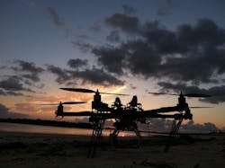 With UAVs already affordable for cinematrography, and more technology headed down market from the military, the market for drones in law enforcement and security applications is set to explode. With UAVs already affordable for cinematrography, and more technology headed down market from the military, the market for drones in law enforcement and security applications is set to explode.