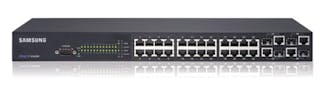 Samsung&apos;s iES4028FP L2 Ethernet switch.