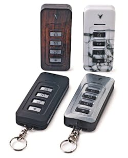Visonic's KF-235 PG2 keyfob is available in a choice of styles. Visonic's KF-235 PG2 keyfob is available in a choice of styles.