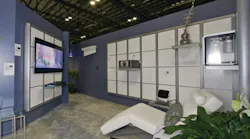 HFTP’s GUESTROOM20X room of the future includes advanced security and life safety technologies, such as VingCard Elsafe’s Infinity II safe and Axxess Industries’ IP Video Intercom