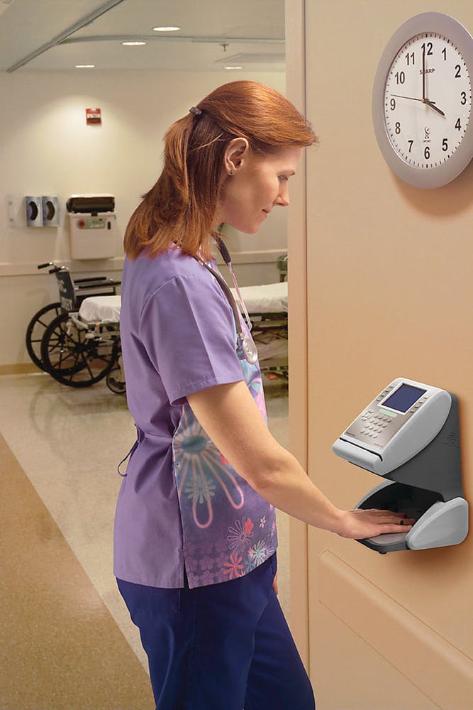 Biometrics is increasingly finding acceptance in healthcare facilities, and it can be strategically placed at areas where a higher level of security is desired.