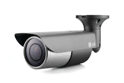 A look at one of LG’s new surveillance cameras that the company will be rolling out to customers with its entrance into the U.S. security market. A look at one of LG’s new surveillance cameras that the company will be rolling out to customers with its entrance into the U.S. security market.