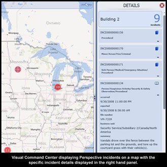 PPM 2000 recently integrated its Perspective incident reporting solution with IDV Solutions Visual Command Center software.