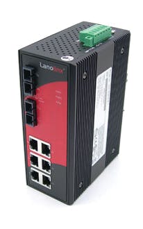 One of Aaxeon Technologies&apos; new LNX-802AG industrial switch models.