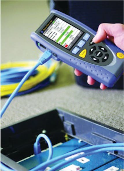 Ideal&apos;s SignalTEK II multifunctional handheld cable and network qualifier.