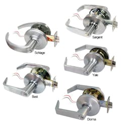 SDC's Electra MOD locksets. SDC's Electra MOD locksets.