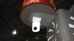 A view of DRS Technologies&apos; new WatchMaster IP Ultra thermal camera on the show floor at ASIS 2012.