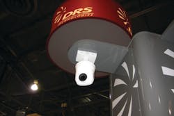 A view of DRS Technologies&apos; new WatchMaster IP Ultra thermal camera on the show floor at ASIS 2012.
