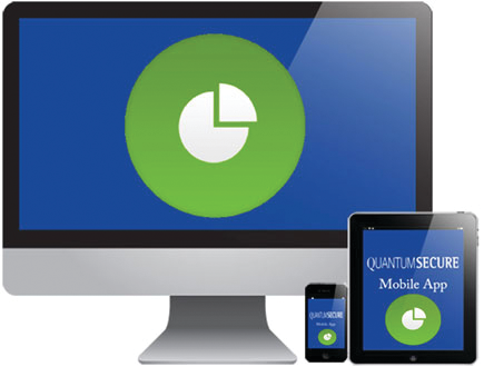 Quantum Secure&rsquo;s SAFE mobile app.