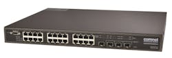 ComNet's CNGE28FX4TX24MSPOE managed Ethernet switch. ComNet's CNGE28FX4TX24MSPOE managed Ethernet switch.