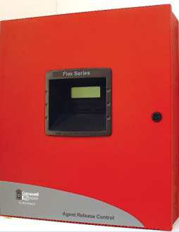 Gamewell-FCI's Flex GR506R Conventional Agent Release Control Panel.
