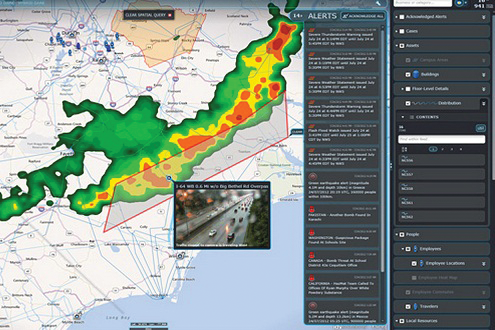 A screenshot of IDV Solutions' Visual Command Center software.