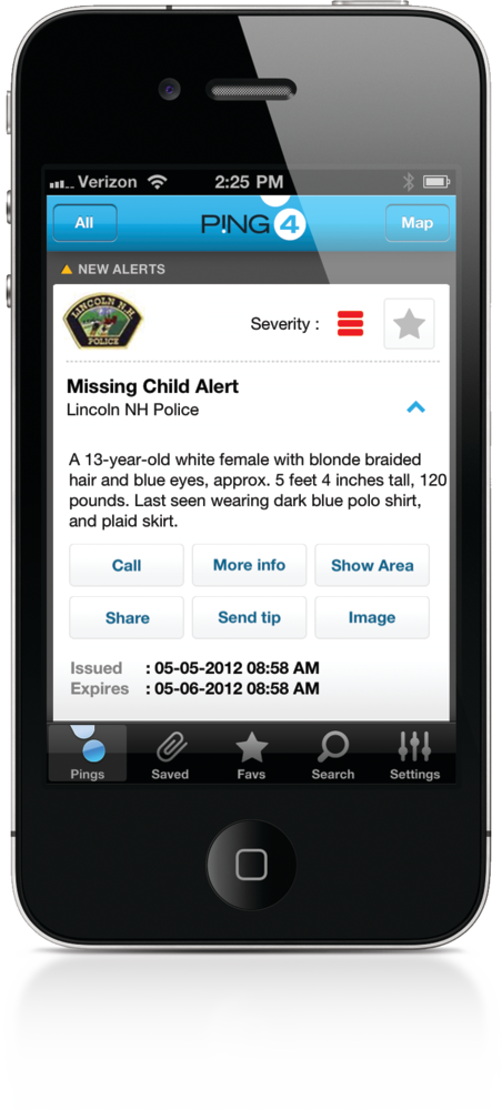 Actual smartphone notification as it appears.