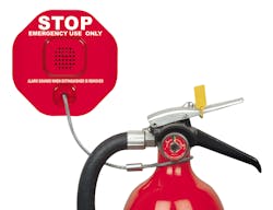 STI’s Fire Extinguisher Theft Stopper helps prevent fire extinguisher theft STI’s Fire Extinguisher Theft Stopper helps prevent fire extinguisher theft