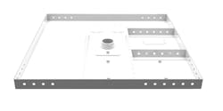 SCM-2, designed for suspended ceiling applications, supports projectors or flat panels up to 200 lbs.