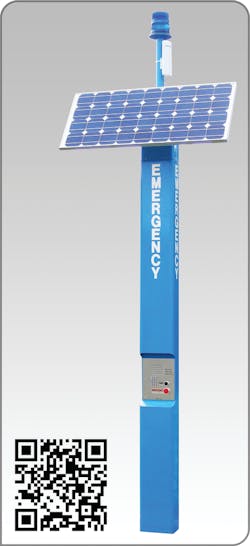 Talk-A-Phone has designed a wireless version of the award-winning ECO TOWER&trade; emergency phone tower.