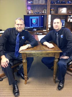 Kelly Steven Zeigler, chief security officer, Logistics Safety & Security (LSS) Corp., and Mike Nelson, chief logistics officer, installed video alarm verification equipment at an area electrical company and made a catch with one week of the installation. Kelly Steven Zeigler, chief security officer, Logistics Safety & Security (LSS) Corp., and Mike Nelson, chief logistics officer, installed video alarm verification equipment at an area electrical company and made a catch with one week of the installation.