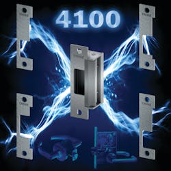 The 4100 electric strike, also fire rated, contains the 4 most popular faceplate configurations, multiple voltages, a low profile backset and a trim skirt to allow for installation flexibility.