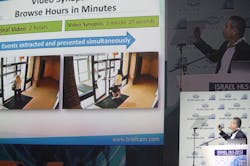 Dror Irani, CEO and president of BriefCam presenting Video Synopsis at the Israel HLS Technology Innovation Competition. Dror Irani, CEO and president of BriefCam presenting Video Synopsis at the Israel HLS Technology Innovation Competition.