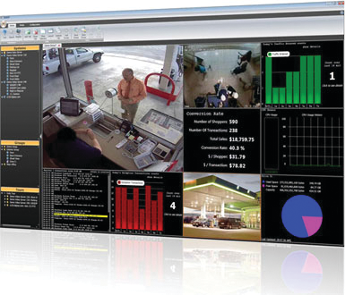 A screenshot of Digiop's Elements 8.5 video and data management software.