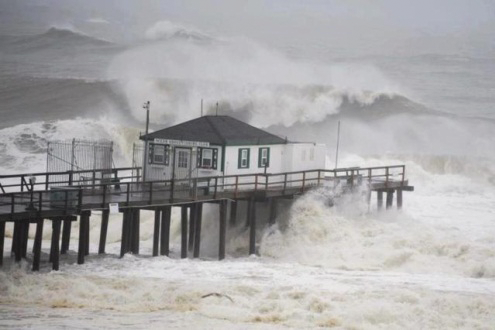 Piers and boardwalks were washed out completely by Hurricane Sandy.
