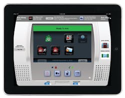 A screenshot of Honeywell's new LYNX Touch iPad demo app. A screenshot of Honeywell's new LYNX Touch iPad demo app.