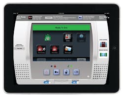 A screenshot of Honeywell&apos;s new LYNX Touch iPad demo app.
