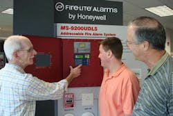 Tom Rosa, Fire-Lite Alarms' Instructional Curriculum Developer and Trainer, provides an overview of basic fire alarm components. Tom Rosa, Fire-Lite Alarms' Instructional Curriculum Developer and Trainer, provides an overview of basic fire alarm components.