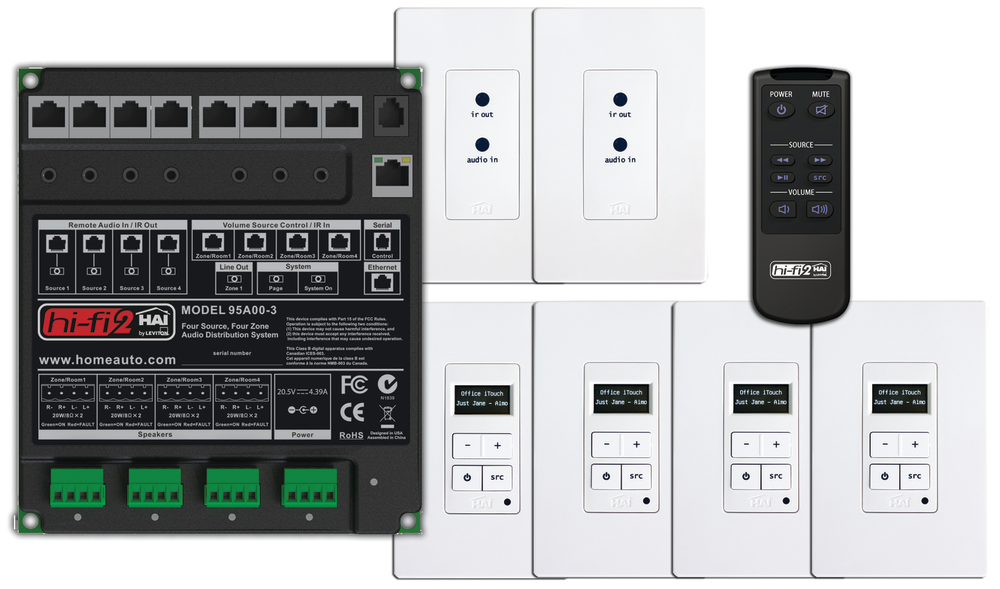 Compact and powerful audio distribution