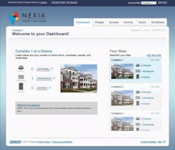 A screenshot of Schlage&apos;s Nexia Property Intelligence solution.