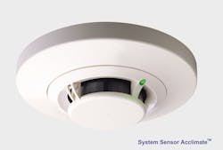 Acclimate continuously samples the air in the environment and adjusts its detection parameters and alarm threshold Acclimate continuously samples the air in the environment and adjusts its detection parameters and alarm threshold