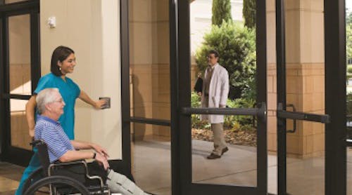 Detex Automatic Swing Door Systems are ideal for healthcare applications.