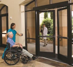 Detex Automatic Swing Door Systems are ideal for healthcare applications.