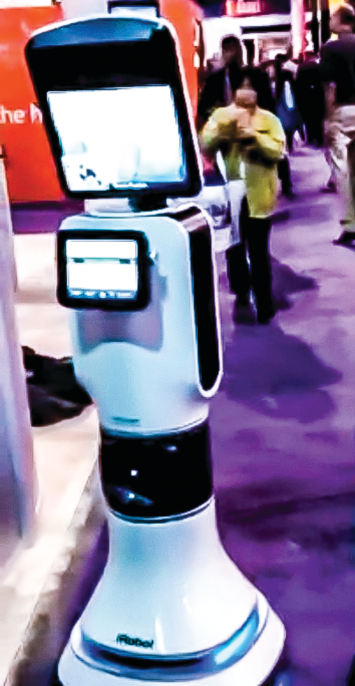 iRobot's healthcare robot enables the attending physician to be virtually &ldquo;face to face&rdquo; with patient and telemetry, essentially multiplying the nurse force for routine functions, enabling staff to focus on more complex, time-critical decisions.