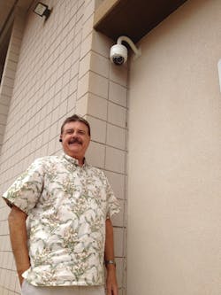 Dennis Schwind, security coordinator and executive assistant to the managing director for the County of Maui, oversaw the installation of a network of municipal surveillance cameras from American Dynamics.