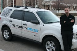 Chris Gilbert, founder of Security Pros LLC, works with each customer and prospect to provide the best solution.