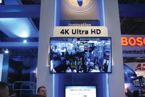 Bosch announced that it is working on developing a 4K Ultra HD video surveillance solution at ISC West 2013.