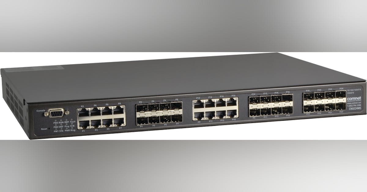 CNGE24MS hardened Managed Ethernet Switch | Security Info Watch
