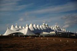 Denver International Airport is the fifth-busiest in the United States, serving more than 50 million passengers annually, and the largest airport site in North America.