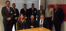 The award-winning close-knit team is made up of G4S employees Luis Martin Renderio (earlier winner of the BSIA’s Outstanding Regional Act Award), Emma Cook, Shaun O’Connell, Nicola Semple, Matthew Balura, Matthew Stanley, Patricia O’Keefe and Jenny Jarecki. The award-winning close-knit team is made up of G4S employees Luis Martin Renderio (earlier winner of the BSIA’s Outstanding Regional Act Award), Emma Cook, Shaun O’Connell, Nicola Semple, Matthew Balura, Matthew Stanley, Patricia O’Keefe and Jenny Jarecki.