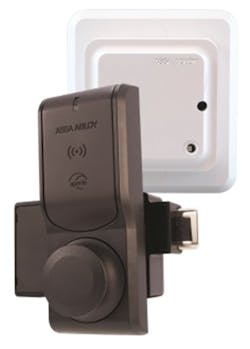 The HES K100-621 cabinet lock. The HES K100-621 cabinet lock.