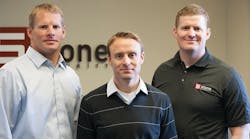 Stone Security&rsquo;s Aaron Heiner, Brent Edmunds and Chris Heaps.