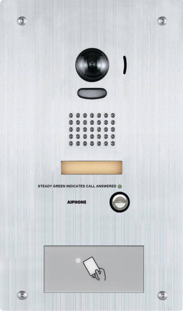 An embedded HID&circledR; ProxPoint&circledR; Plus proximity card reader allows the IS&shy;-IPDVF&shy;-HID to easily integrate with new or existing access control systems.
