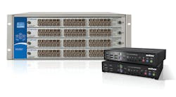 Matrox Avio KVM extenders are compatible with APCON IntellaPatch&circledR; Series 3000 XE network switches, supporting 10Gbps and forming the world&rsquo;s highest-bandwidth KVM extension and switching solution.