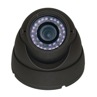 The 6821-O Varifocal Eyeball Dome provides a wide area of coverage during day and night.